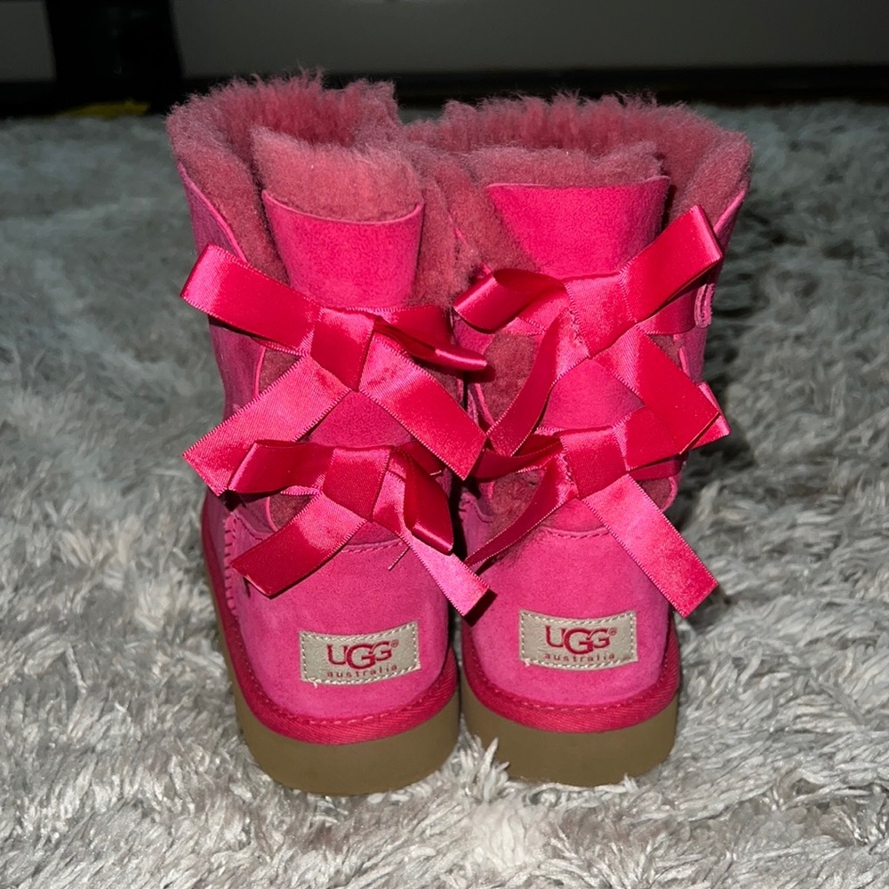 Hot pink UGG boots